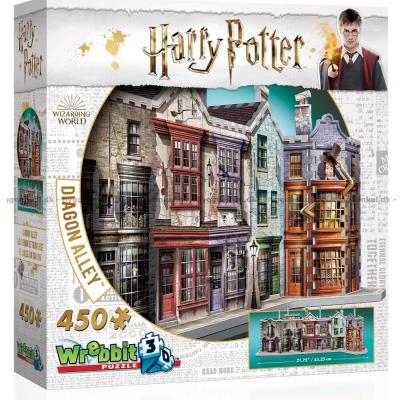 3D: Harry Potter - Diagonalstredet, 450 brikker