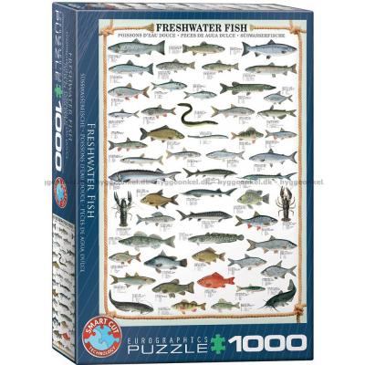 Ferskvannsfisk, 1000 brikker