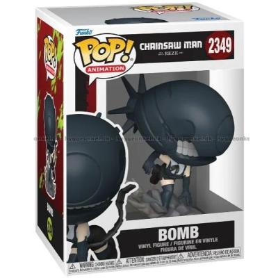 Bilde av Funko Pop! Chainsaw Man - Bomb (Reze) #2349 sett skrått ovenfra