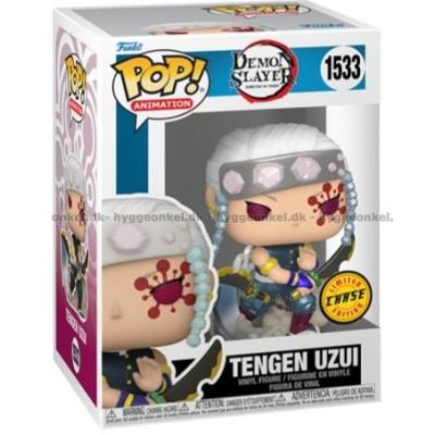Bilde av  Funko Pop! Demon Slayer - Tengen (Limited Edition: Chase version) #1533 sett skrått ovenfra