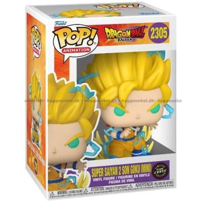 Bilde av Funko Pop! Dragon Ball Daima - Super Saiyan Son Goku (Glow-Chase Versjon) #2305 sett skrått ovenfra
