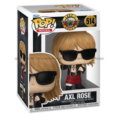 Bilde av Funko Pop! Guns N' Roses - Axl Rose (Live and Let Die) #514 sett skrått ovenfra