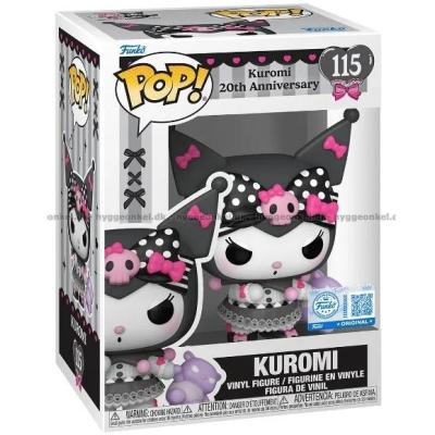 Bilde av Funko Pop! Hello Kitty and Friends - Kuromi #115 sett skrått ovenfra