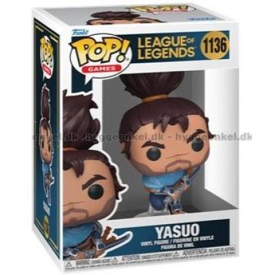 Bilde av Funko Pop! League of Legends - Yasuo #1136 sett skrått ovenfra