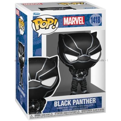 Bilde av Funko Pop! Marvel - Black Panther #1418 sett skrått ovenfra