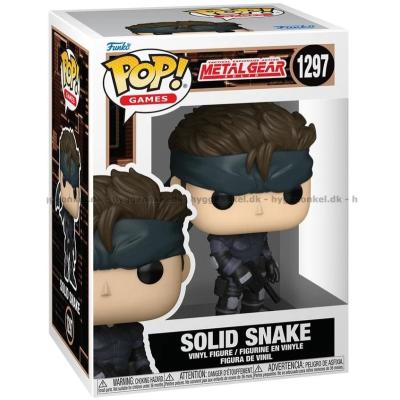Bilde av Funko Pop! Metal Gear Solid - Solid Snake #1297 sett skrått ovenfra
