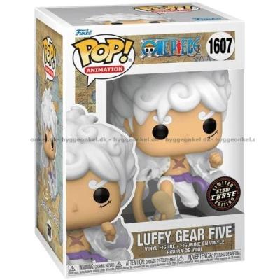 Bilde av Funko Pop! One Piece - Monkey D. Luffy (Gear 5) #1607 sett skrått ovenfra