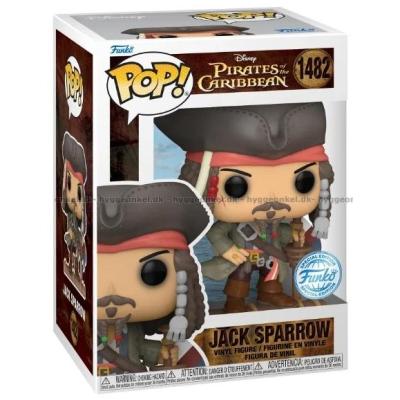 Bilde av Funko Pop! Pirates of the Caribbean - Jack Sparrow #1482 sett skrått ovenfra