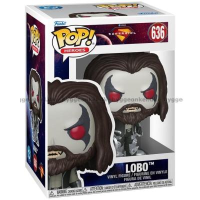 Bilde av Funko Pop! DC - Lobo (Supergirl) #636 sett skrått ovenfra