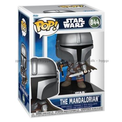 Bilde av Funko Pop! Star Wars: The Mandalorian and Grogu - The Mandalorian (Dual Wield) #844