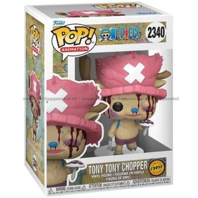 Bilde av Funko Pop! One Piece - Tony Tony Chopper (Begrenset utgave: Chase-versjon) #2340 sett skrått ovenfra