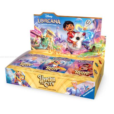 Bilde av Disney Lorcana: Hyperia City (Set 14) - Booster Display sett skrått ovenfra