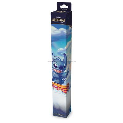 Bilde av Disney Lorcana: Hyperia City (Set 14) - Playmat (Stitch & Angel) sett skrått ovenfra