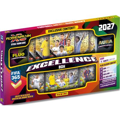 Bilde av Panini: FIFA 365 2027 Adrenalyn XL - Excellence Boks sett skrått ovenfra