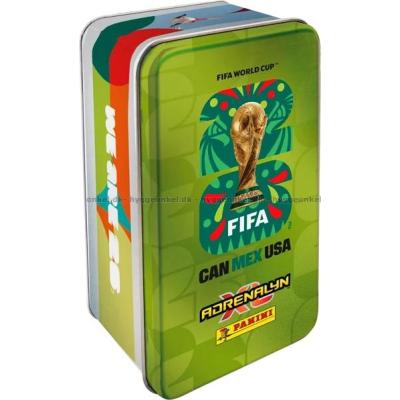 Bilde av Panini: World Cup 2026 - Mega Tin (assortert) sett ovenfra