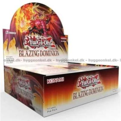 Bilde av LYNOPRET:Yu Gi Oh! Blazing Dominion - Booster Pack sett skrått ovenfra