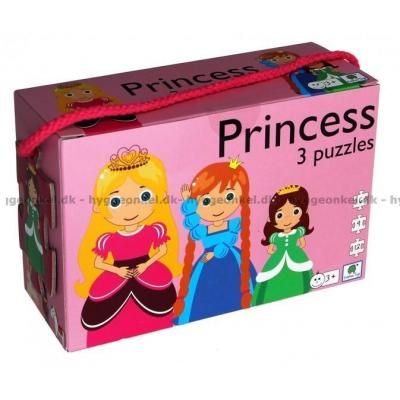 Prinsesser, 3-i-1, 6 brikker