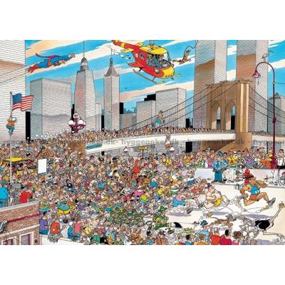 Bilde av New York maraton, 1000 brikker