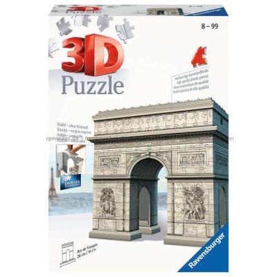 3D: Triumfbuen, Paris, 216 brikker