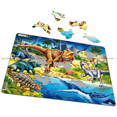 Bilde av Dinosaurer fra krittiden - Rammepuslespill, 57 brikker
