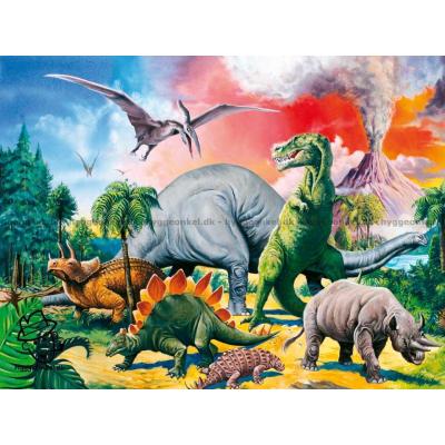Bilde av Imponerende dinosaurer, 100 brikker