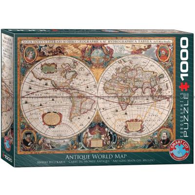 Antikt verdenskart: 1630, 1000 brikker