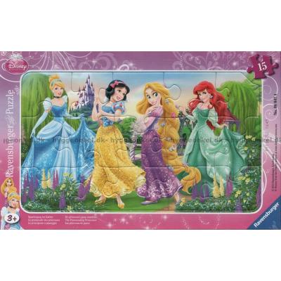 Disney-prinsesser - Rammepuslespill, 15 brikker