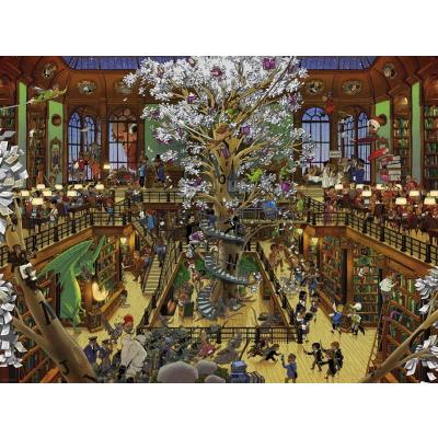 Bilde av Oesterle: Biblioteket, 1500 brikker