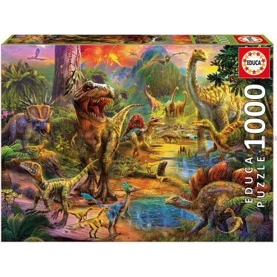 Krasny: Dinosaurenes land, 1000 brikker