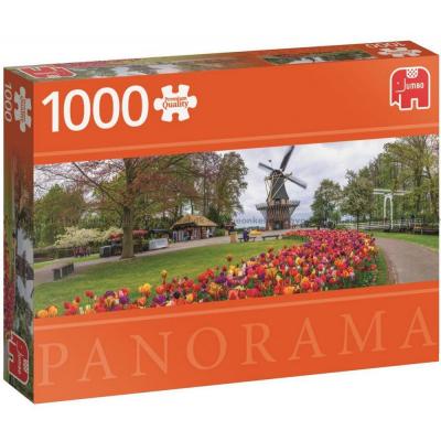 Nederland: Keukenhof - Panorama, 1000 brikker