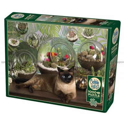 Katt blant kaktusser, 1000 brikker