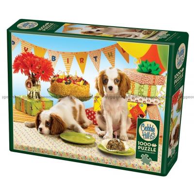 Cavalier king charles spaniel, 1000 brikker