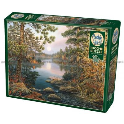 Hjortene ved innsjøen, 1000 brikker