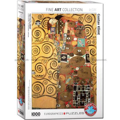 Klimt: Fulfilment - Kunst, 1000 brikker
