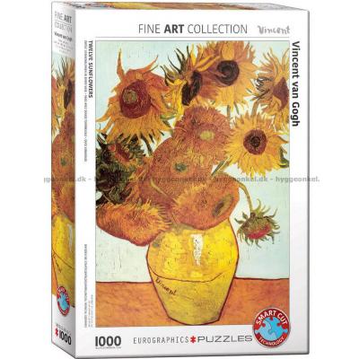 Van Gogh: 12 solsikker, 1000 brikker