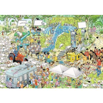 Bilde av TV-studioet, 1000 brikker