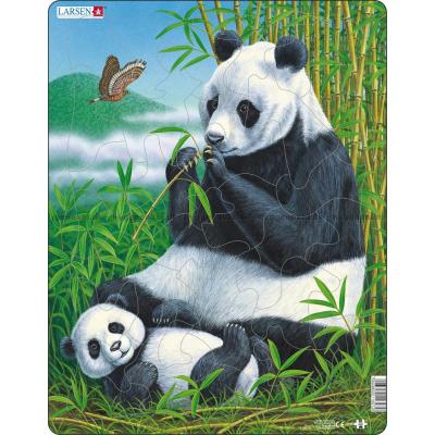 Panda - Rammepuslespill, 33 brikker