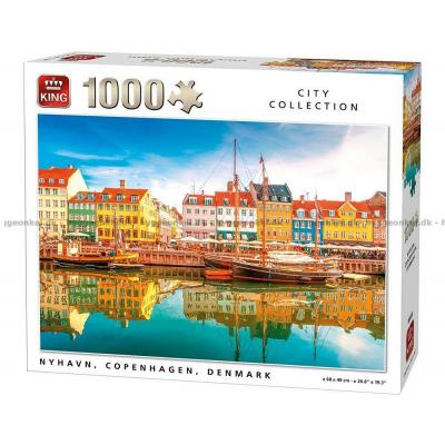 Nyhavn, København, 1000 brikker