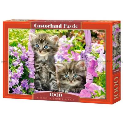 Cuddiford: Kattunger i hagen - Sommer, 1000 brikker