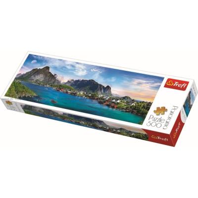 Norge: Lofoten - Panorama, 500 brikker
