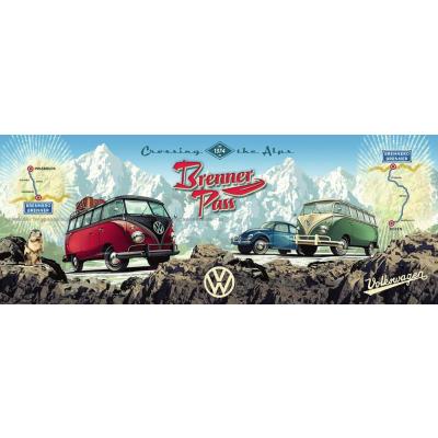 Bilde av VW: Over Brennerpasset - Panorama, 1000 brikker