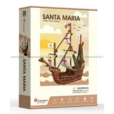 3D: Santa Maria, 93 brikker