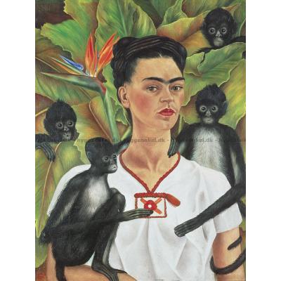 Frida Kahlo - Selvportrett, 1000 brikker