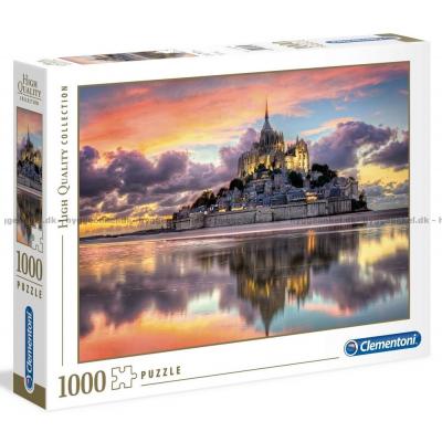 Mont-Saint-Michel, Frankrike - Kveld, 1000 brikker