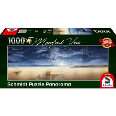 Voss: Vidåpen strand, Sylt - Panorama, 1000 brikker