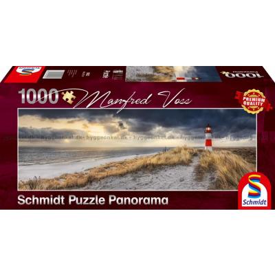 Voss: Fyrtårn, Sylt - Panorama, 1000 brikker