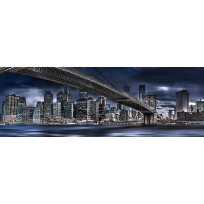 Bilde av Voss: New York på nattestid - Panorama, 1000 brikker