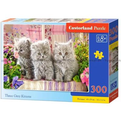 Tre grå kattunger, 300 brikker