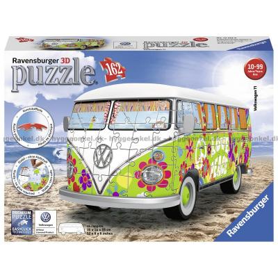 3D: VW T1 - Hippiestil, 162 brikker