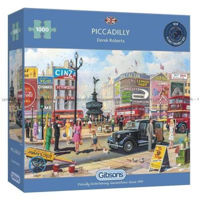 Roberts: Piccadilly - London, 1000 brikker